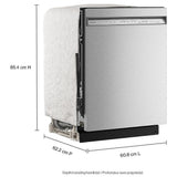 KitchenAid KDFS324SPS Dishwasher, 24 inch Exterior Width, 41 dB Decibel Level, Full Console, Stainless Interior, 5 Wash Cycles, 15 Capacity (Place Settings), 3 Loading Racks, PrintShield Stainless colour