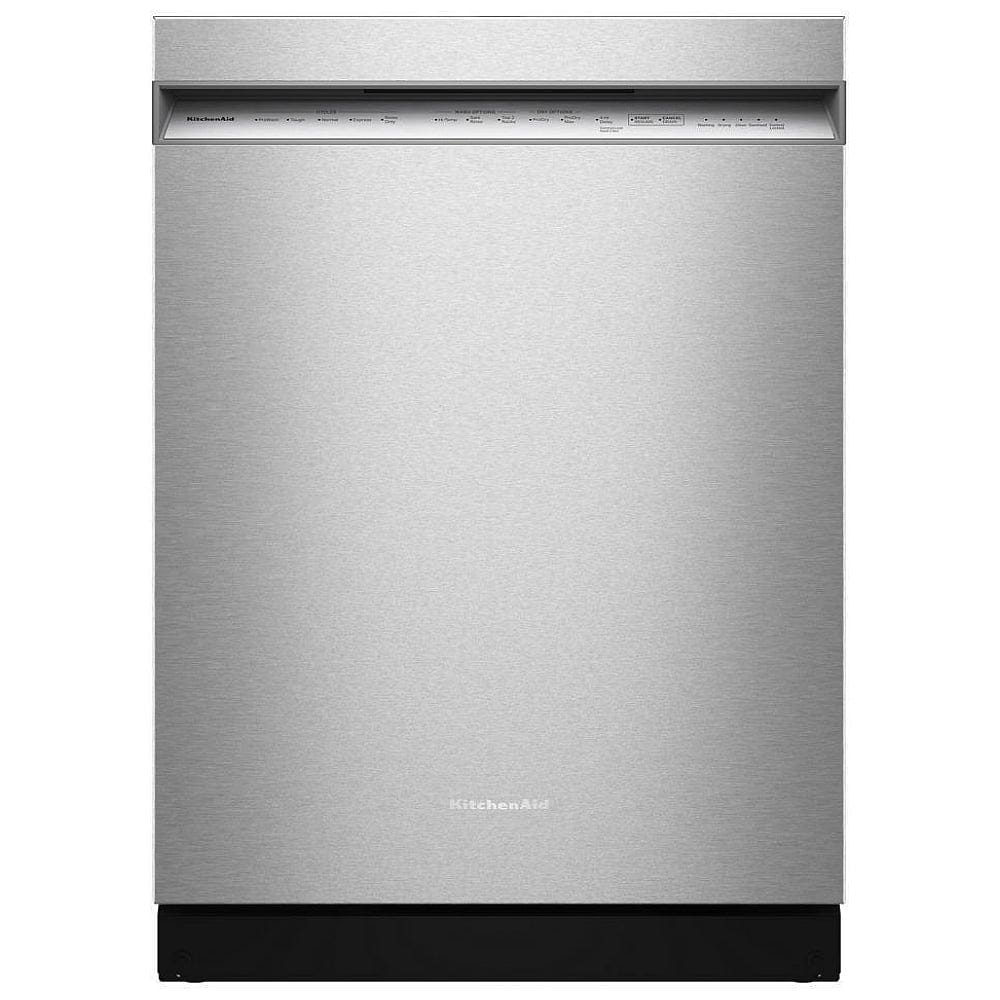 KitchenAid KDFS424SPS Dishwasher, 24 inch Exterior Width, 44 dB Decibel Level, Full Console, Stainless Steel (Interior), 5 Wash Cycles, 16 Capacity (Place Settings)