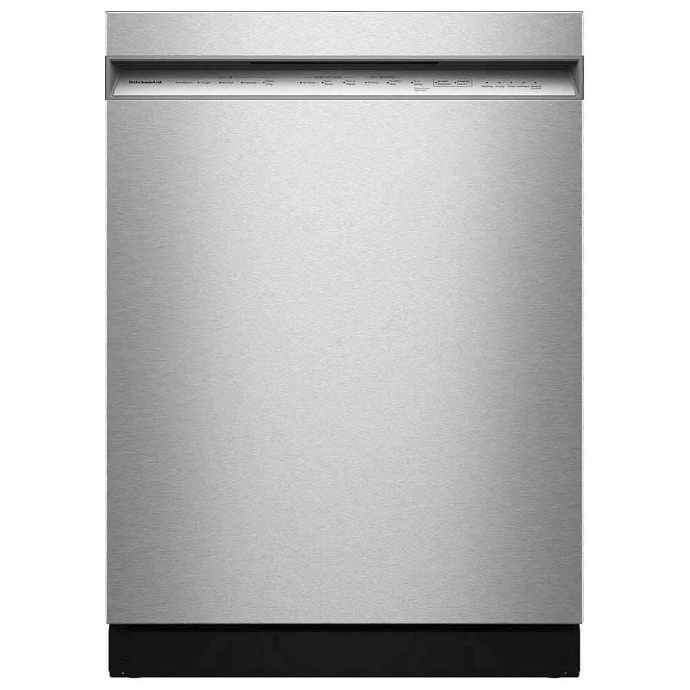KitchenAid KDFS424SPS Dishwasher, 24 inch Exterior Width, 44 dB Decibel Level, Full Console, Stainless Steel (Interior), 5 Wash Cycles, 16 Capacity (Place Settings)
