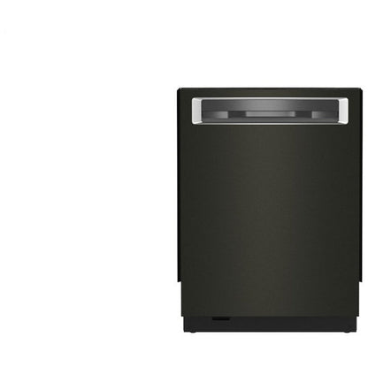 KitchenAid KDPM804KBS Dishwasher | 24" Built-In Dishwasher | Stainless Steel Interior | FreeFlex Third Rack