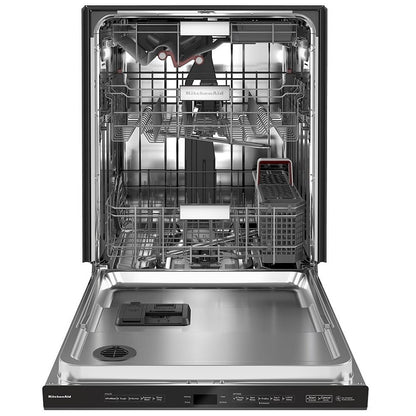 KitchenAid KDPM804KBS Dishwasher | 24" Built-In Dishwasher | Stainless Steel Interior | FreeFlex Third Rack