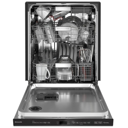 KitchenAid KDPM804KBS Dishwasher | 24" Built-In Dishwasher | Stainless Steel Interior | FreeFlex Third Rack