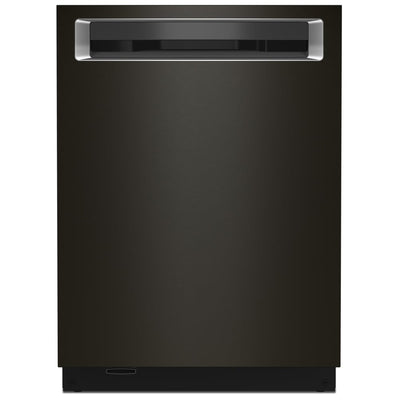 KitchenAid KDPM804KBS Dishwasher | 24" Built-In Dishwasher | Stainless Steel Interior | FreeFlex Third Rack