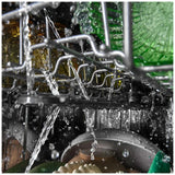 KitchenAid KDPS324SPS Dishwasher, 24 inch Exterior Width, 41 dB Decibel Level, Fully Integrated, Stainless Interior, 5 Wash Cycles, 15 Capacity (Place Settings), 3 Loading Racks, PrintShield Stainless colour Category: Dishwashers
