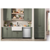 KitchenAid KDPS424SPS Dishwasher, 24 inch Exterior Width, 44 dB Decibel Level, Fully Integrated, Stainless Interior, 5 Wash Cycles, 16 Capacity (Place Settings), 3 Loading Racks, PrintShield Stainless colour