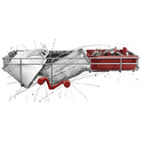 KitchenAid KDPS424SPS Dishwasher, 24 inch Exterior Width, 44 dB Decibel Level, Fully Integrated, Stainless Interior, 5 Wash Cycles, 16 Capacity (Place Settings), 3 Loading Racks, PrintShield Stainless colour