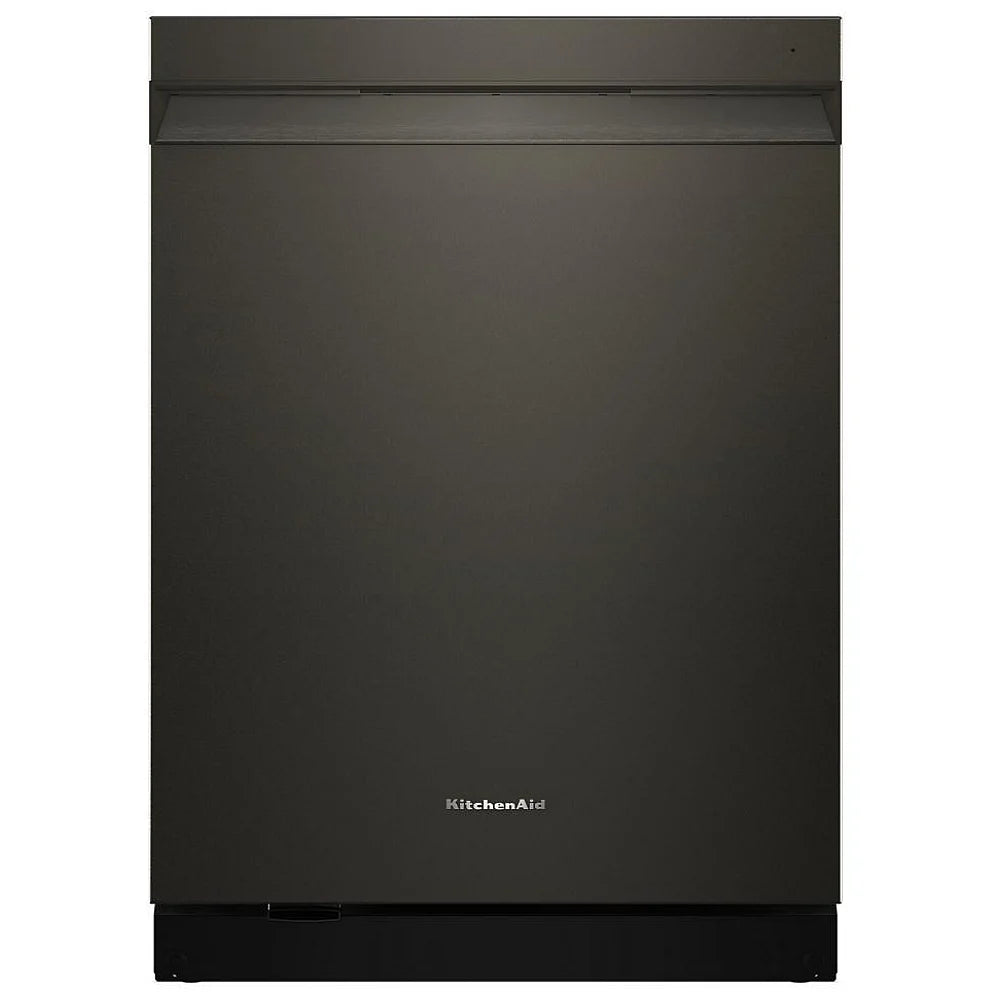 KitchenAid KDPS624SBE Dishwasher, 24 inch Exterior Width, 44 dB Decibel Level, Fully Integrated, Stainless Interior, 5 Wash Cycles, 16 Capacity (Place Settings), 3 Loading Racks, Black Ore colour
