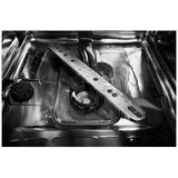 KitchenAid KDTF324PPA Dishwasher, 24 inch Exterior Width, 44 dB Decibel Level, Fully Integrated, Stainless Interior, Custom Panel Ready, 5 Wash Cycles, 14 Capacity (Place Settings), 2 Loading Racks, Panel Ready Panel-Ready, SatinGlide Racks