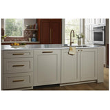 KitchenAid KDTF924PPA Dishwasher, 24 inch Exterior Width, 39 dB Decibel Level, Fully Integrated, Stainless Interior, Custom Panel Ready, 5 Wash Cycles, 14 Capacity (Place Settings), 3 Loading Racks, Panel Ready SatinGlide Racks