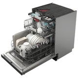 KitchenAid KDTF924PPS Dishwasher, 24 inch Exterior Width, 39 dB Decibel Level, Fully Integrated, Stainless Interior, 5 Wash Cycles, 14 Capacity (Place Settings), 3 Loading Racks, Stainless Steel colour