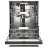 KitchenAid KDTF924PPS Dishwasher, 24 inch Exterior Width, 39 dB Decibel Level, Fully Integrated, Stainless Interior, 5 Wash Cycles, 14 Capacity (Place Settings), 3 Loading Racks, Stainless Steel colour