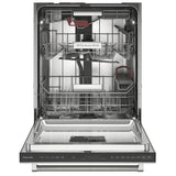 KitchenAid KDTF924PPS Dishwasher, 24 inch Exterior Width, 39 dB Decibel Level, Fully Integrated, Stainless Interior, 5 Wash Cycles, 14 Capacity (Place Settings), 3 Loading Racks, Stainless Steel colour