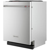 KitchenAid KDTF924PPS Dishwasher, 24 inch Exterior Width, 39 dB Decibel Level, Fully Integrated, Stainless Interior, 5 Wash Cycles, 14 Capacity (Place Settings), 3 Loading Racks, Stainless Steel colour