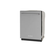 KitchenAid KDTM404KPS Dishwasher, 24 inch Exterior Width, 44 dB Decibel Level, Fully Integrated, Stainless Interior, 5 Wash Cycles, 16 Capacity (Place Settings), 3 Loading Racks, Stainless Steel colour