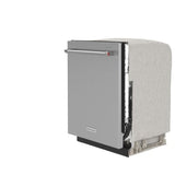 KitchenAid KDTM404KPS Dishwasher, 24 inch Exterior Width, 44 dB Decibel Level, Fully Integrated, Stainless Interior, 5 Wash Cycles, 16 Capacity (Place Settings), 3 Loading Racks, Stainless Steel colour