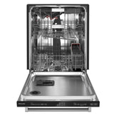KitchenAid KDTM404KPS Dishwasher, 24 inch Exterior Width, 44 dB Decibel Level, Fully Integrated, Stainless Interior, 5 Wash Cycles, 16 Capacity (Place Settings), 3 Loading Racks, Stainless Steel colour