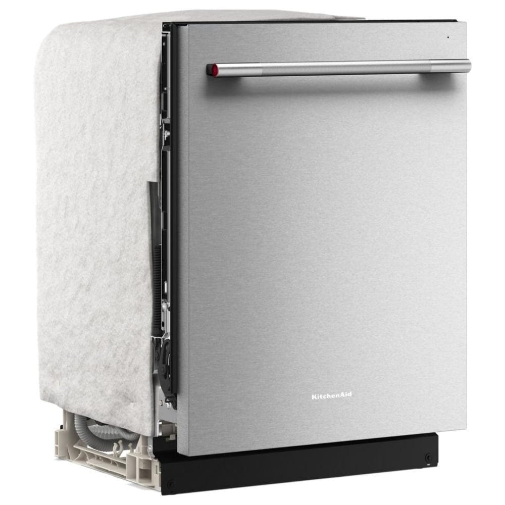 KitchenAid KDTS224SPS Dishwasher, 24 inch Exterior Width, 47 dB Decibel Level, Fully Integrated, Stainless Steel (Interior), 5 Wash Cycles, 13 Capacity (Place Settings), PrintShield Stainless colour