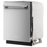 KitchenAid KDTS224SPS Dishwasher, 24 inch Exterior Width, 47 dB Decibel Level, Fully Integrated, Stainless Interior, 5 Wash Cycles, 13 Capacity (Place Settings), 3 Loading Racks, PrintShield Stainless colour