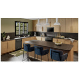 KitchenAid KDTS324SBE Dishwasher, 24 inch Exterior Width, 41 dB Decibel Level, Fully Integrated, Stainless Interior, 5 Wash Cycles, 15 Capacity (Place Settings), 3 Loading Racks, Black Ore colour