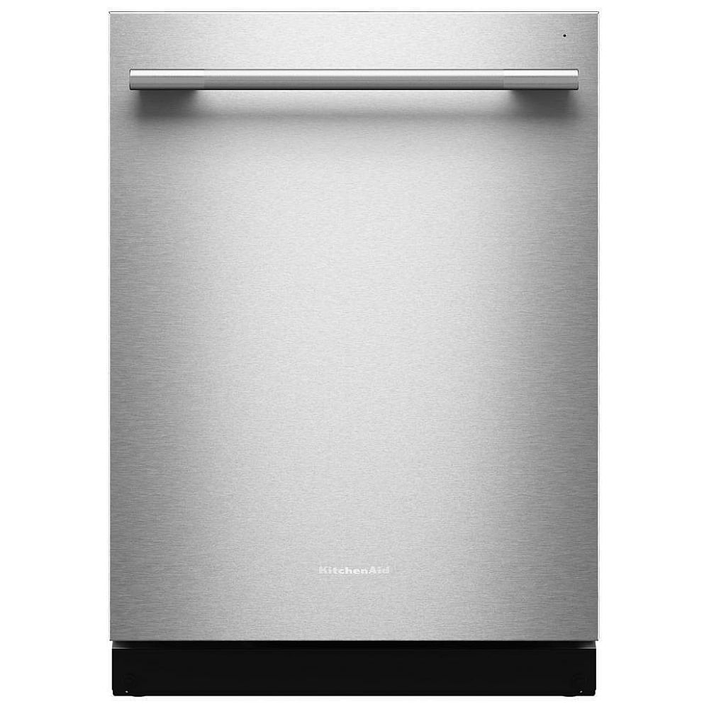 KitchenAid KDTS324SPS Dishwasher, 24 inch Exterior Width, 41 dB Decibel Level, Fully Integrated, Stainless Interior, 5 Wash Cycles, 15 Capacity (Place Settings), 3 Loading Racks, PrintShield Stainless colour