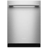 KitchenAid KDTS324SPS Dishwasher, 24 inch Exterior Width, 41 dB Decibel Level, Fully Integrated, Stainless Interior, 5 Wash Cycles, 15 Capacity (Place Settings), 3 Loading Racks, PrintShield Stainless colour