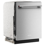 KitchenAid KDTS324SPS Dishwasher, 24 inch Exterior Width, 41 dB Decibel Level, Fully Integrated, Stainless Interior, 5 Wash Cycles, 15 Capacity (Place Settings), 3 Loading Racks, PrintShield Stainless colour