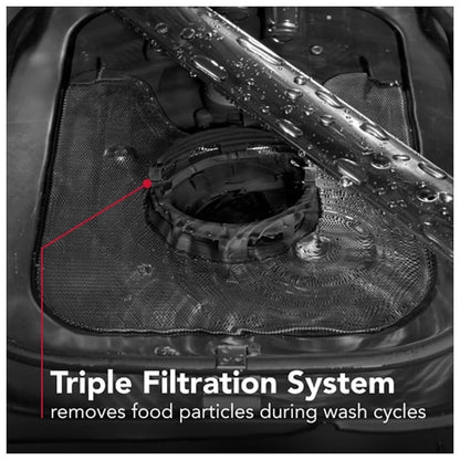 KitchenAid KDTS324SPS Dishwasher, 24 inch Exterior Width, 41 dB Decibel Level, Fully Integrated, Stainless Steel (Interior), 5 Wash Cycles, 15 Capacity (Place Settings), 3 Loading Racks, PrintShield Stainless colour