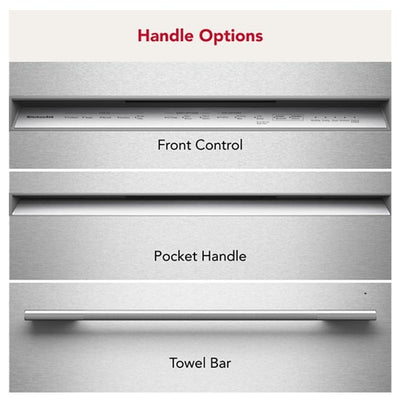 KitchenAid KDTS424SBE Dishwasher | 24" Built-In Dishwasher | 5 Wash Cycles | Stainless Steel Interior | Canada