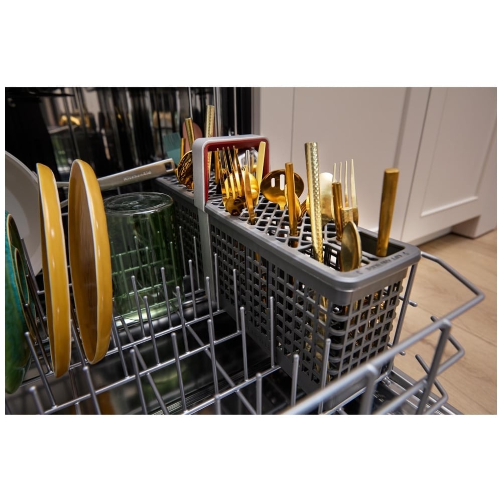 KitchenAid KDTS424SBE Dishwasher | 24" Built-In Dishwasher | 5 Wash Cycles | Stainless Steel Interior | Canada