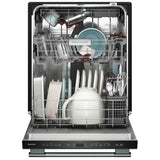 KitchenAid KDTS424SJP Dishwasher, 24 inch Exterior Width, 44 dB Decibel Level, Fully Integrated, Stainless Interior, 5 Wash Cycles, 16 Capacity (Place Settings), 3 Loading Racks, Juniper colour