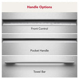 KitchenAid KDTS424SJP Dishwasher, 24 inch Exterior Width, 44 dB Decibel Level, Fully Integrated, Stainless Interior, 5 Wash Cycles, 16 Capacity (Place Settings), 3 Loading Racks, Juniper colour