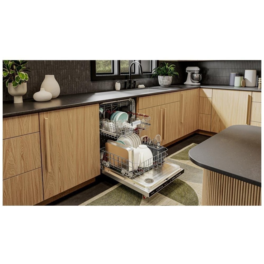 KitchenAid KDTS424SPS Dishwasher, 24 inch Exterior Width, 44 dB Decibel Level, Fully Integrated, Stainless Steel (Interior), 5 Wash Cycles, 16 Capacity (Place Settings), PrintShield Stainless colour