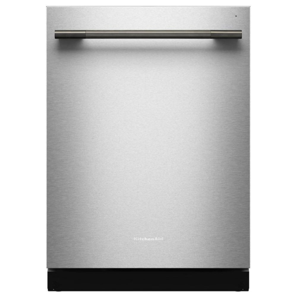 KitchenAid KDTS424SPS Dishwasher, 24 inch Exterior Width, 44 dB Decibel Level, Fully Integrated, Stainless Interior, 5 Wash Cycles, 16 Capacity (Place Settings), 3 Loading Racks, PrintShield Stainless colour