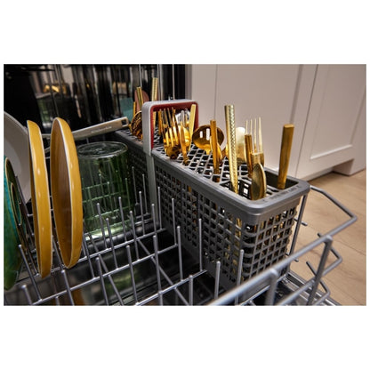 KitchenAid KDTS424SPS Dishwasher, 24 inch Exterior Width, 44 dB Decibel Level, Fully Integrated, Stainless Steel (Interior), 5 Wash Cycles, 16 Capacity (Place Settings), PrintShield Stainless colour