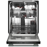 KitchenAid KDTS624SJP Dishwasher, 24 inch Exterior Width, 44 dB Decibel Level, Fully Integrated, Stainless Interior, 5 Wash Cycles, 16 Capacity (Place Settings), 3 Loading Racks, Juniper colour