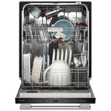 KitchenAid KDTS624SPS Dishwasher, 24 inch Exterior Width, 44 dB Decibel Level, Fully Integrated, Stainless Interior, 5 Wash Cycles, 16 Capacity (Place Settings), 3 Loading Racks, PrintShield Stainless colour