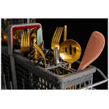 KitchenAid KDTS624SPS Dishwasher, 24 inch Exterior Width, 44 dB Decibel Level, Fully Integrated, Stainless Interior, 5 Wash Cycles, 16 Capacity (Place Settings), 3 Loading Racks, PrintShield Stainless colour