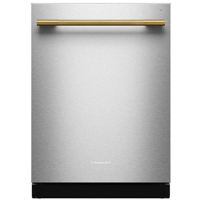 KitchenAid KDTS624SPS Dishwasher, 24 inch Exterior Width, 44 dB Decibel Level, Fully Integrated, Stainless Steel (Interior), 5 Wash Cycles, 16 Capacity (Place Settings), PrintShield Stainless colour