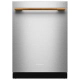 KitchenAid KDTS624SPS Dishwasher, 24 inch Exterior Width, 44 dB Decibel Level, Fully Integrated, Stainless Interior, 5 Wash Cycles, 16 Capacity (Place Settings), 3 Loading Racks, PrintShield Stainless colour