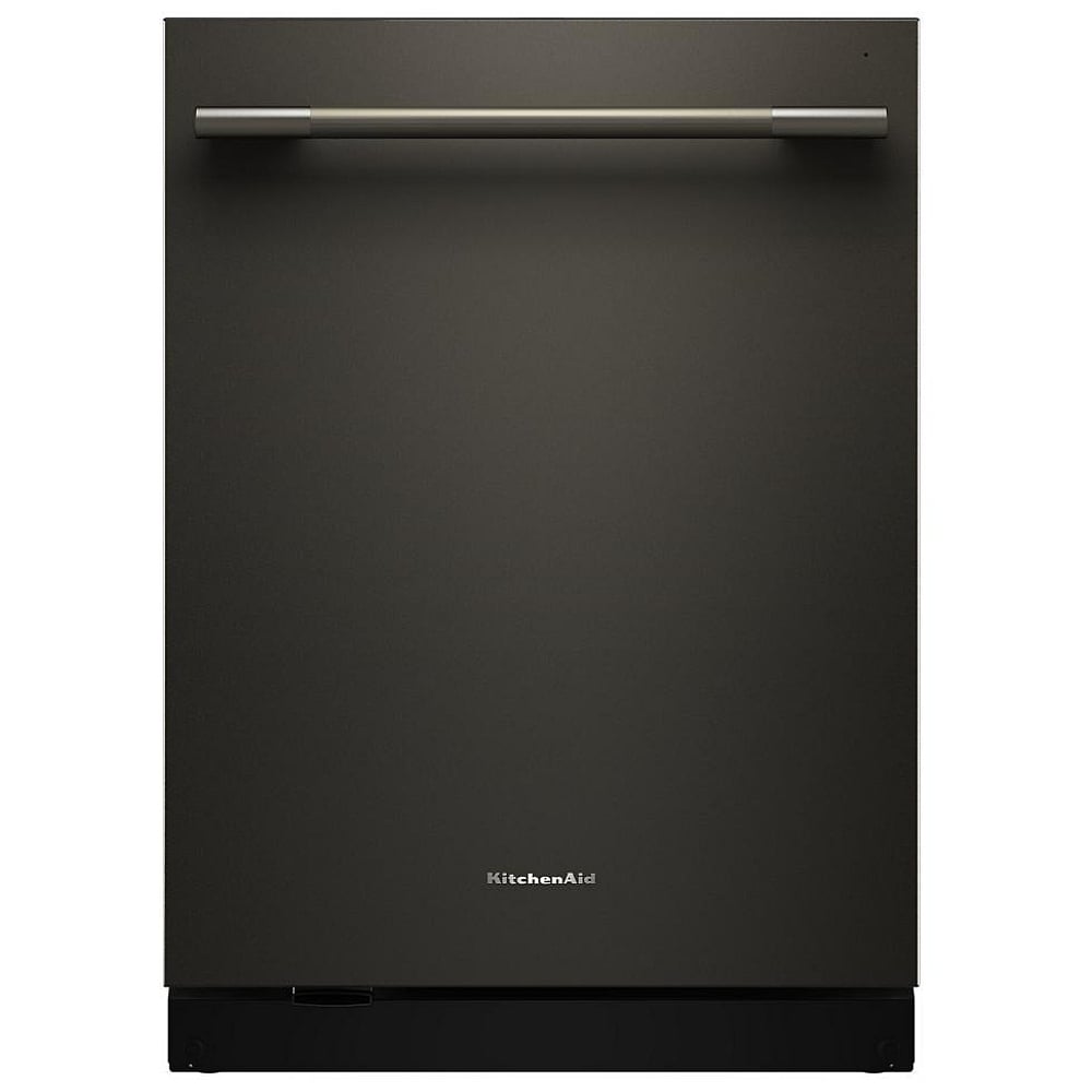 KitchenAid KDTS724SBE Dishwasher, 24 inch Exterior Width, 44 dB Decibel Level, Fully Integrated, Stainless Interior, 5 Wash Cycles, 16 Capacity (Place Settings), 3 Loading Racks, Black Ore colour