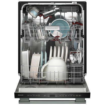 KitchenAid KDTS724SJP Dishwasher, 24 inch Exterior Width, Stainless Steel Interior, 5 Wash Cycles, 16 Capacity, Juniper Colour