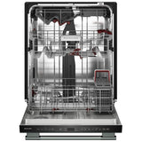 KitchenAid KDTS724SJP Dishwasher, 24 inch Exterior Width, 44 dB Decibel Level, Fully Integrated, Stainless Interior, 5 Wash Cycles, 16 Capacity (Place Settings), 3 Loading Racks, Juniper colour