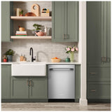 KitchenAid KDTS724SPS Dishwasher, 24 inch Exterior Width, 44 dB Decibel Level, Fully Integrated, Stainless Interior, 5 Wash Cycles, 16 Capacity (Place Settings), 3 Loading Racks, PrintShield Stainless colour