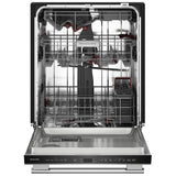 KitchenAid KDTS724SPS Dishwasher, 24 inch Exterior Width, 44 dB Decibel Level, Fully Integrated, Stainless Interior, 5 Wash Cycles, 16 Capacity (Place Settings), 3 Loading Racks, PrintShield Stainless colour