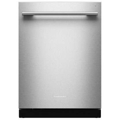 KitchenAid KDTS724SPS 洗碗机，24 英寸外部宽度，44 dB 分贝级别，完全集成，不锈钢（内部），5 种洗涤程序，16 套容量（餐具），PrintShield 不锈钢色