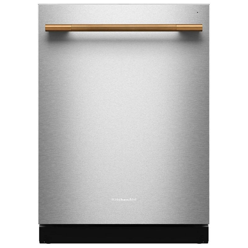 KitchenAid KDTS724SPS Dishwasher, 24 inch Exterior Width, 44 dB Decibel Level, Fully Integrated, Stainless Interior, 5 Wash Cycles, 16 Capacity (Place Settings), 3 Loading Racks, PrintShield Stainless colour