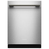 KitchenAid KDTS724SPS Dishwasher, 24 inch Exterior Width, 44 dB Decibel Level, Fully Integrated, Stainless Interior, 5 Wash Cycles, 16 Capacity (Place Settings), 3 Loading Racks, PrintShield Stainless colour