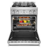 KitchenAid KFDC500JSC 30" Dual-Fuel Range