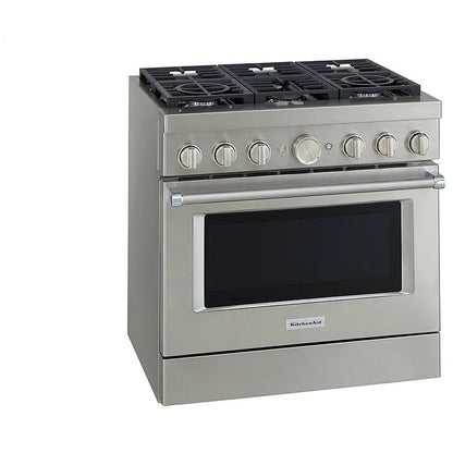 KitchenAid KFDC506JSS 双燃料炉灶