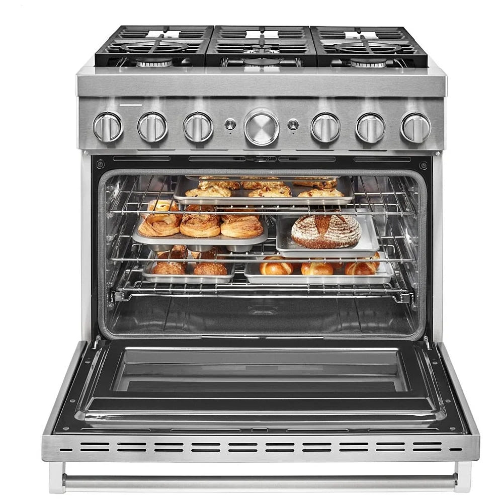KitchenAid KFDC506JSS 双燃料炉灶
